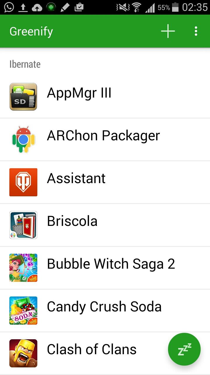 lista app ibernate