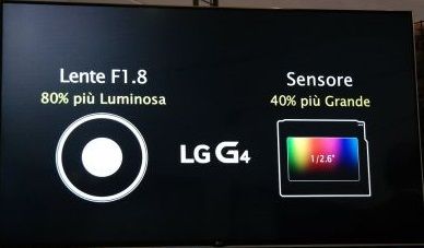 fotocamera lg g4
