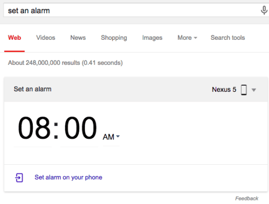 google search