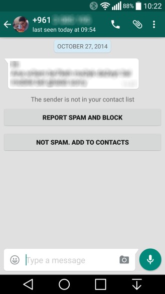 Whatsapp: ora è guerra allo spam