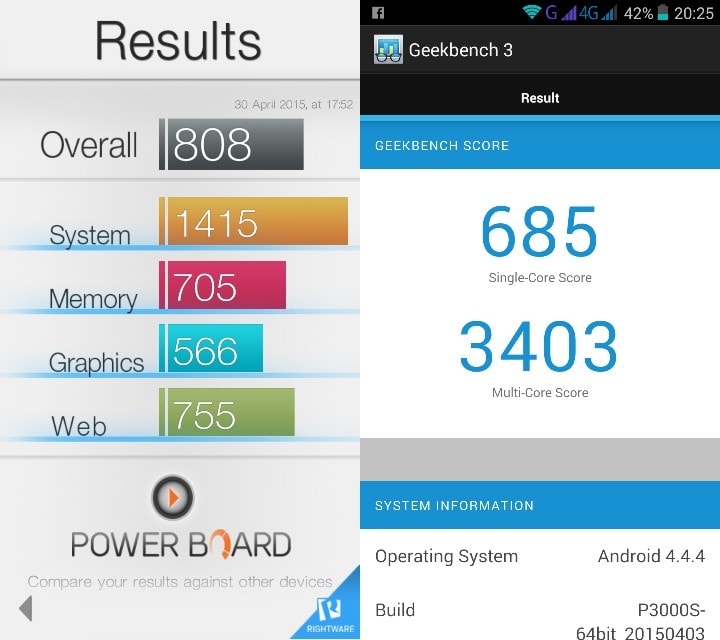 Screen Elephone P3000S (1)