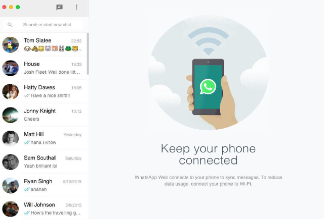 WhatsMac per Mac OSX WhatsApp Web