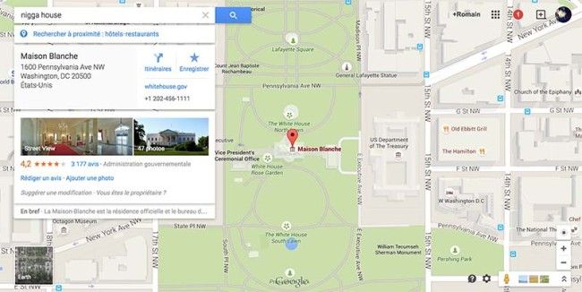 google-maps-derapage-barack-obama-blague-raciste