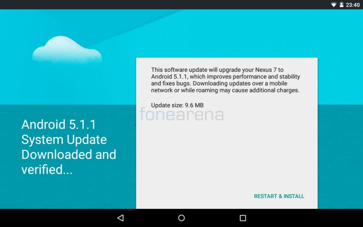 Nexus 7 2012 Android 5.1.1