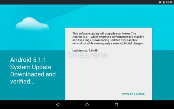 Nexus 7 2012 Android 5.1.1