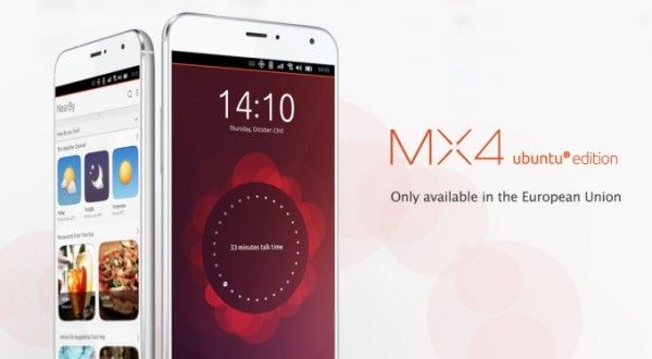 Meizu mx4 Ubuntu Edition