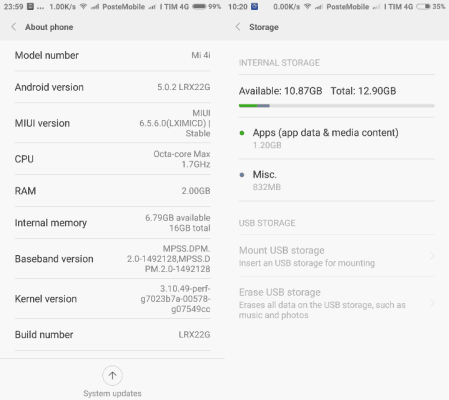 Screen XiaoMi 4i (1)