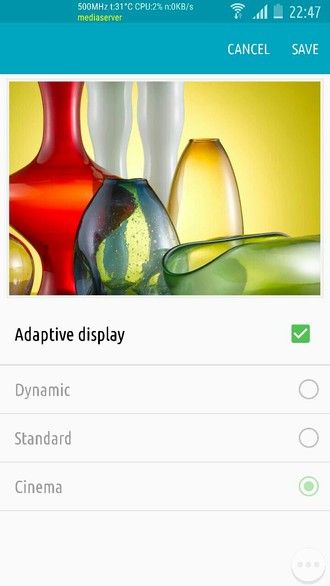 Standard-Adaptive-Display-mode