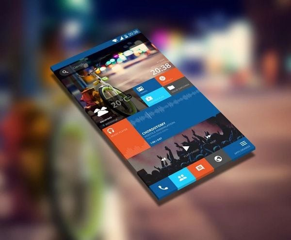 Tiles-Zooper-Clock-Widget