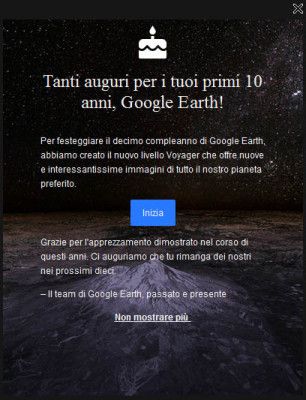 Google Earth introduce Voyager