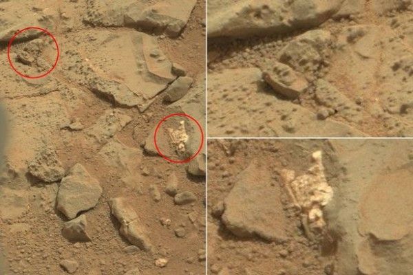 Scheletro di bambino su Marte