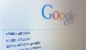 diritto all oblio google