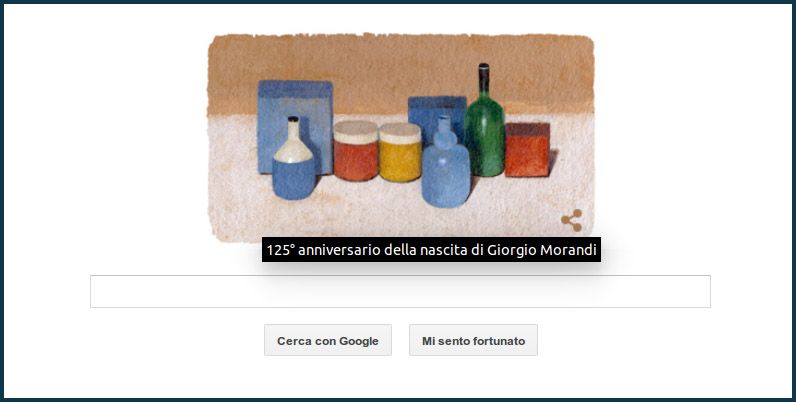 Google  Morandi doodle