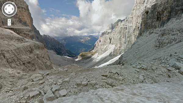 Google Street View sulle Dolomiti