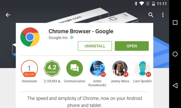 Chrome per Android