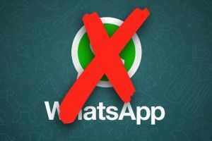 utilizzo di WhatsApp vietato