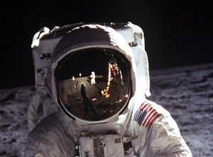 Buzz Aldrin sulla Luna