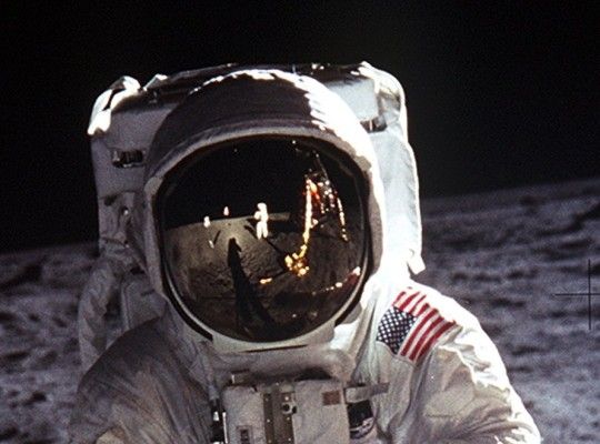 Buzz Aldrin sulla Luna