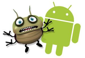 Android-logo-with-Virus-Bug