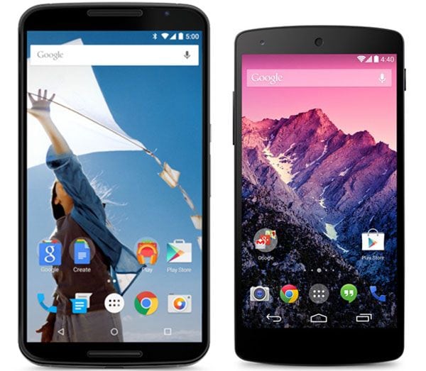 Nexus6-vs-Nexus5 Nexus6-vs-Nexus5