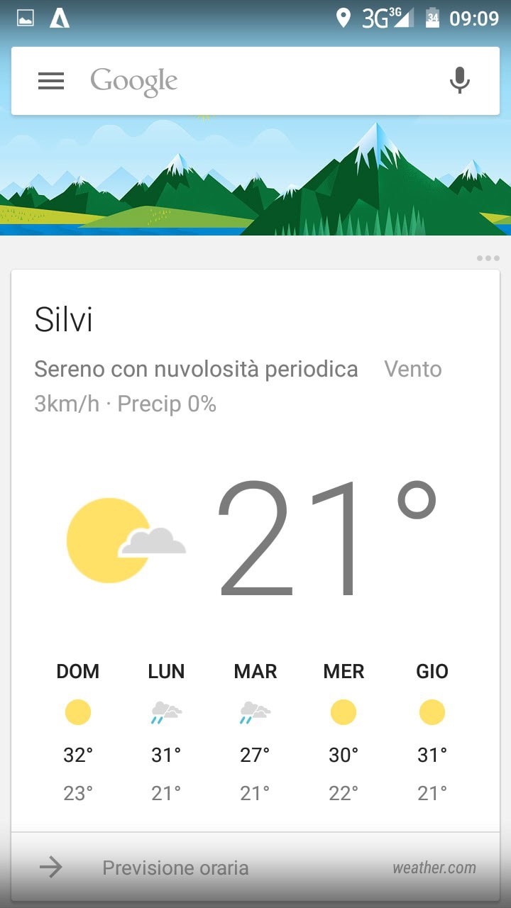 impostare ok google