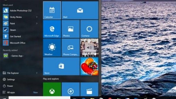 Menu Start Windows 10