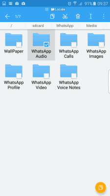 nascondere i file su android