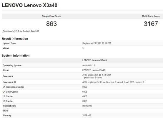 lenovo vibe x3