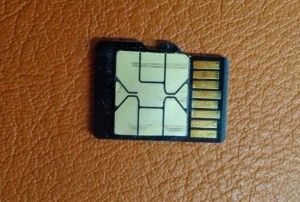 NanoSim e microSD