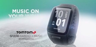 TomTom spark cardio+music gps fitness watch