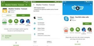 Il Play Store mostra se un'app è compatibile con Android Wear