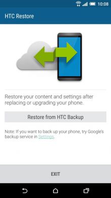 ripristino htc