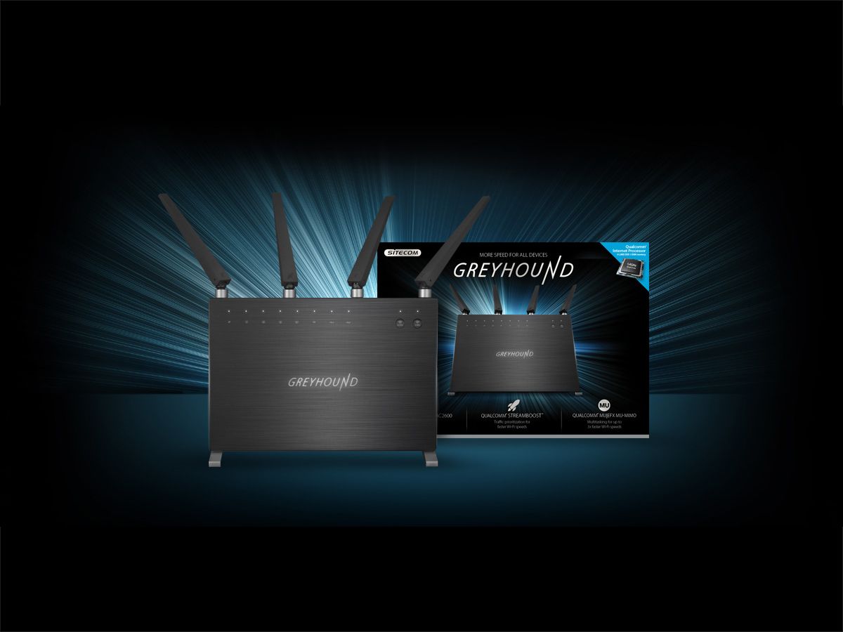 Sitecom presenta Greyhound Router Wi-Fi AC2600: più velocità a tutti i dispositivi