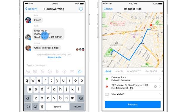 uber facebook