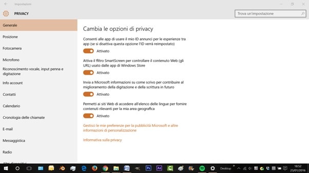 5 trucchi di windows 10