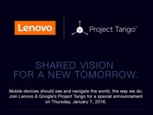 Project Tango Lenovo e Google