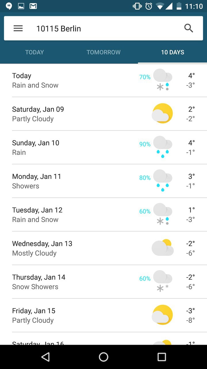 Google now meteo 02 Google now meteo 02