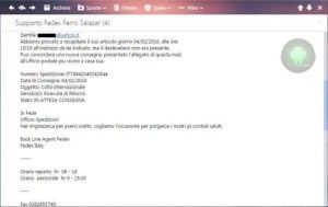 virus email Fedex