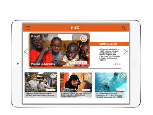 hug tap to donate