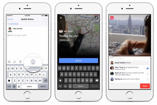 live facebook