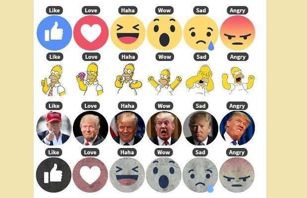 Facebook Reactions