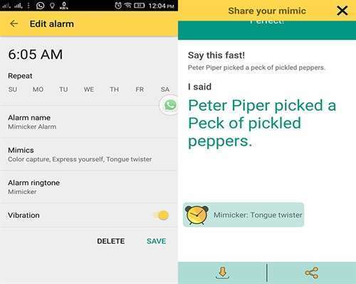 Mimicker Alarm