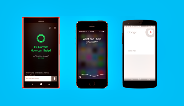 Cortana Siri Google Now