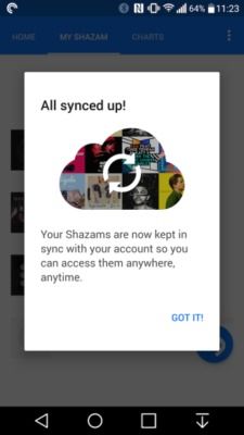 Aggiornamento Shazam
