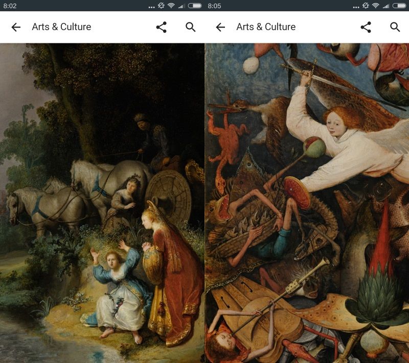 Arts & Culture app per esplorare storia dell'arte