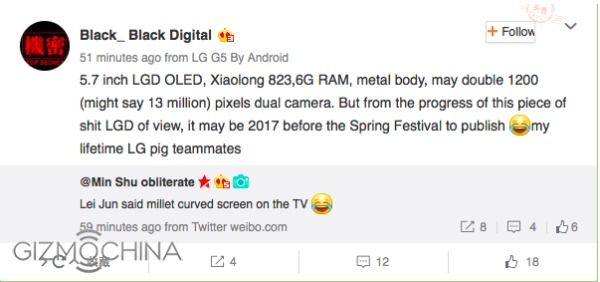 Smartphone Xiaomi con display curvo nel 2017