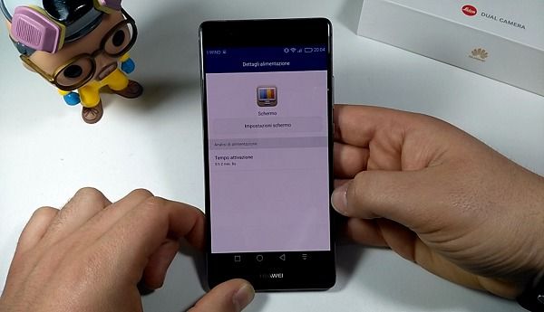 Huawei P9 plus ore di schermo