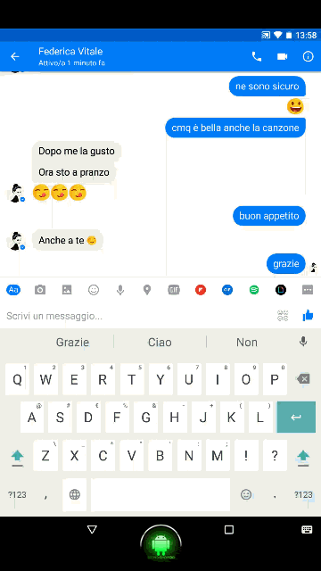 tastiera google