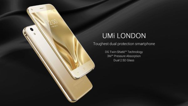 UMI London nella colorazione Gold