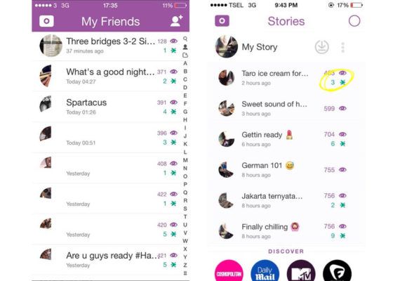 storia snapchat